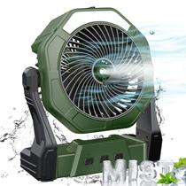 Ventilador de nebulização Ausic portátil de 8 polegadas com tanque de água de 250 mL 30000mAh
