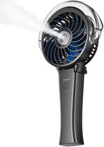 Ventilador de nebulização KIBEE portátil 4000mAh recarregável 50mL cinza