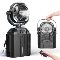 Ventilador de nebulização Kocyare 7L Bucket 10" 25000mAh à prova d'água