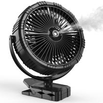 Ventilador de Nebulização Recarregável KITWLEMEN 20cm - Bateria 10000mAh