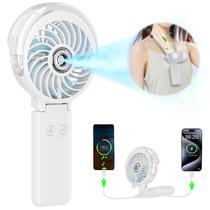 Ventilador de névoa portátil HandFan 5200mAh Recarregável 34mL Branco