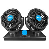 Ventilador de painel 12v duas cabeças automotivo ajustável