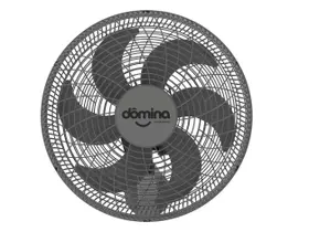 Ventilador de Parede 50cm Dômina Oscilante Silencioso 6 pás Prata
