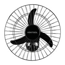 Ventilador de Parede 50cm Preto Premium - Ventisol