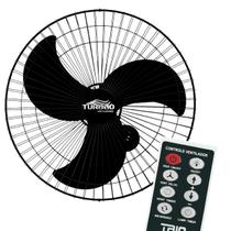 Ventilador De Parede 60cm Oscilante Turbão Com Controle Trio Bivolt - LCG Eletro