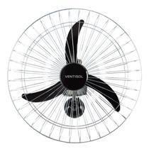 Ventilador de Parede 60cm Preto Cromado Bivolt Ventisol