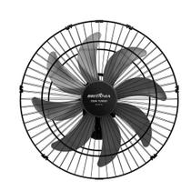 Ventilador De Parede Britânia 8 Pás Preto 50Cm 215W 127V Ventilador De Parede Britânia 8 Pás Preto 50Cm 215W 127V