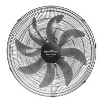 Ventilador de Parede Britânia BVT675 Max Force 60cm 8 Pás, 3 Velocidades, Preto