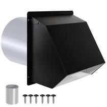 Ventilador de parede com capuz JYINCPED de 10 polegadas com tela e amortecedor