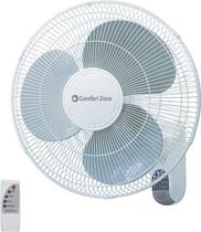 Ventilador de Parede Comfort Zone CZ16WR 40cm com Controle Remoto