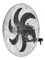 Ventilador de Parede Industrial Ventisilva VPL 65cm Bivolt Preto Silencioso e Potente