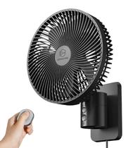 Ventilador de Parede LEMOISTAR 8" com Controle Remoto, 4 Velocidades, Temporizador e Oscilação Ventilador de Parede LEMOISTAR 8" com Controle Remoto, 4 Velocidades, Temporizador e Oscilação