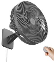 Ventilador de parede LEMOISTAR de 12 polegadas com controle remoto cinza Ventilador de parede LEMOISTAR de 12 polegadas com controle remoto cinza