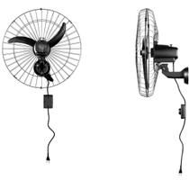 Ventilador de Parede New Black Profissional Ventisol 60cm Preto 220V