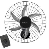 Ventilador de Parede Oscilante 50 CM 6 Pás BIVOLT 200W VENTISOL Ventilador de Parede Oscilante 50 CM 6 Pás BIVOLT 200W VENTISOL