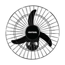 Ventilador de Parede Oscilante 50cm com Grade em Aço Ventisol Preto Bivolt Ventilador de Parede Oscilante 50cm com Grade em Aço Ventisol Preto Bivolt