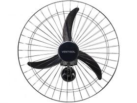 Ventilador de Parede Oscilante 60cm 220v New 147w Preto - VENTISOL
