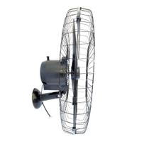 Ventilador De Parede Oscilante 60cm Preto Controle Remoto - Turbão