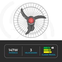 Ventilador de Parede Oscilante Good 60cm Aço Ponente Ventilador de Parede Oscilante Good 60cm Aço Ponente