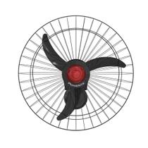 Ventilador De Parede Oscilante Good 60Cm Aço Preto 127V