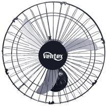 Ventilador De Parede Oscilante Tex 5 Preto Bi Volt 50cm