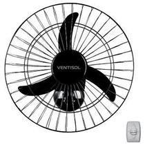 Ventilador de Parede Oscilante Ventisol 50 cm Preto Grade de Aço 538 Bivolt Bivolt Ventilador de Parede Oscilante Ventisol 50 cm Preto Grade de Aço 538 Bivolt Bivolt