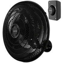 Ventilador de Parede Oscilante Ventisol New 50cm 127V 3 Pás Premium com Regulagem Preto