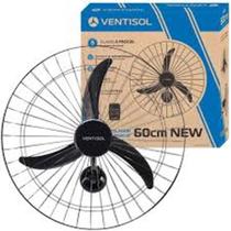 Ventilador de Parede Premium Oscilante 60cm Preto Bivolt - Ventisol