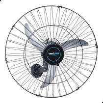 Ventilador De Parede Tufão Sprint 3 Pás 60cm Preto Oscilante Bivolt