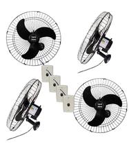 Ventilador de Parede Vent New 60cm Bivolt 200w Preto 4 Unid