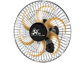 Ventilador De Parede Venti-Delta Linha Delta Free 40cm 6 Pás Grade De Aço 140W Bivolt Cor Preto