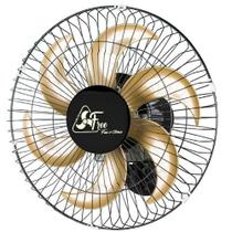 Ventilador De Parede Venti-Delta Linha Delta Free 40cm 6 Pás Grade De Aço 140W Bivolt Cor Preto