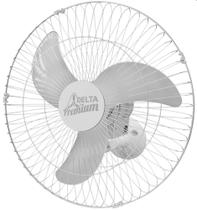 Ventilador de Parede Venti-Delta Premium 60cm Bivolt Grade de Aço