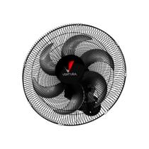 Ventilador de Parede Venti Delta Ventura Preto 50cm Bivolt 6 pás