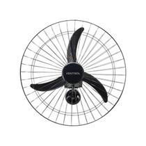 Ventilador De Parede Ventisol 60cm 200W 1.400Rpm 3 Pás Bivolt Controle De Velocidade Preto Metálico