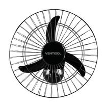Ventilador De Parede Ventisol Comercial 50cm Preto Bivolt