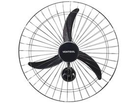 Ventilador de Parede Ventisol New Premium 60cm - 3 Pás 3 Velocidades Preto