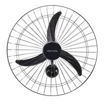 Ventilador de Parede Ventisol New Premium 60cm Preto 127V com Oscilação e Controle de Velocidade