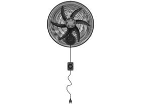 Ventilador de Parede Ventisol Premium Monta Fácil 50cm 6 Pás 3 Velocidades Preto
