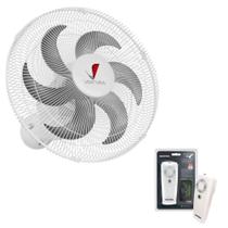 Ventilador de Parede Ventura 50cm Branco Bivolt Com Controle Remoto