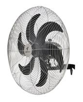 Ventilador de Parede VPL 65 cm Preto Turbo 6 Pás e Grade Em Pintura Epóxi Cromada - Ventisilva