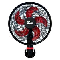 Ventilador de Parede WAP Rajada Turbo W130 5 Pás - Preto e Vermelho 220V Ventilador de Parede WAP Rajada Turbo W130 5 Pás - Preto e Vermelho 220V