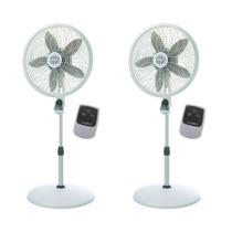 Ventilador de pedestal Lasko Elegance Performance de 18 polegadas com 2 unidades remotas
