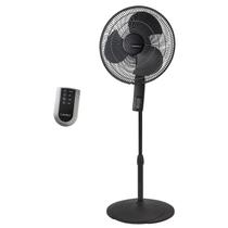 Ventilador de pedestal Lasko S16612 oscilando em 4 velocidades com controle remoto de 16 polegadas