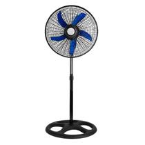 Ventilador de Pedestal Premium 60W 3 Velocidades Silencioso Ajustável 220V Preto 50cm