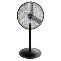 Ventilador de pedestal Tornado 60 cm de alta velocidade 3 velocidades 7600m³/h preto