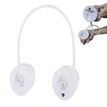 Ventilador de Pescoço 5 Velocidades Bateria Recarregavel USB Flexivel Lazer Atividade ao Ar Livre Esporte Lazer
