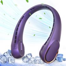 Ventilador de pescoço ASNUG portátil 4000mAh recarregável de 3 velocidades