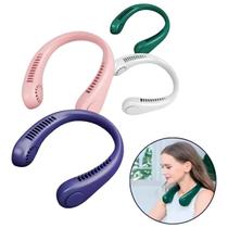 Ventilador De Pescoço Esportivo Flexível Para Caminhadas Envio Rápido