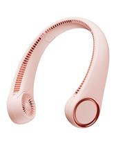 Ventilador de pescoço Gaiatop portátil recarregável sem lâmina rosa